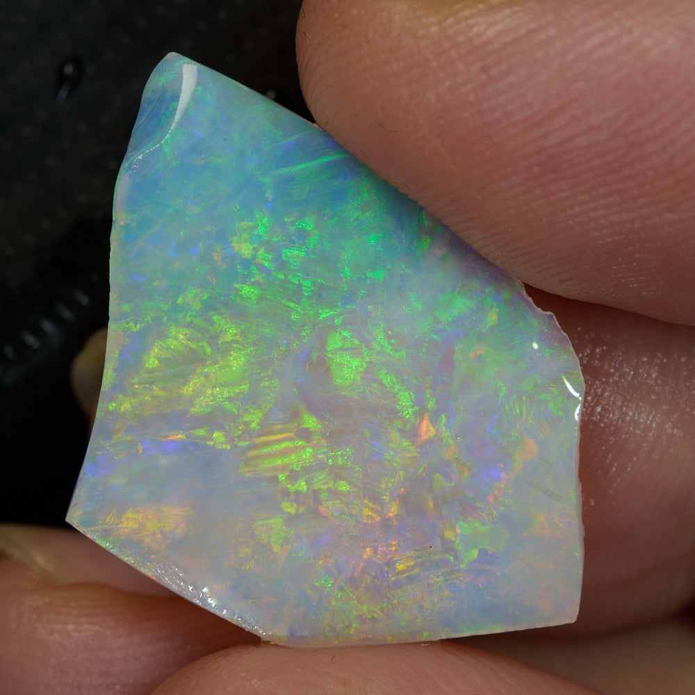 4.82 cts Rough Opal Lightning Ridge Thin For Doublet or Inlay