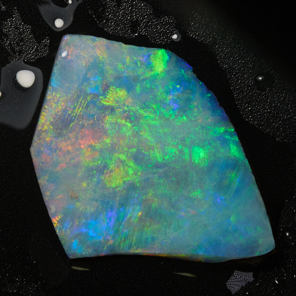 4.82 cts Rough Opal Lightning Ridge Thin For Doublet or Inlay