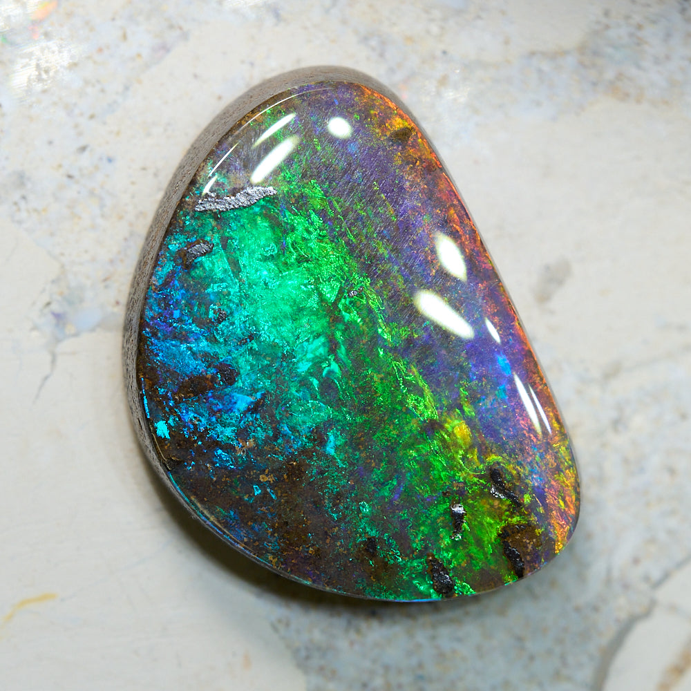 4.81 cts Boulder Opal Cut Stone
