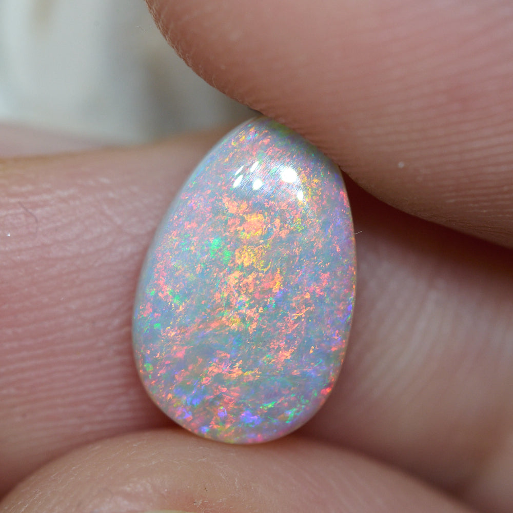 2.07 cts Dark Opal Lightning Ridge Solid Cut Stone