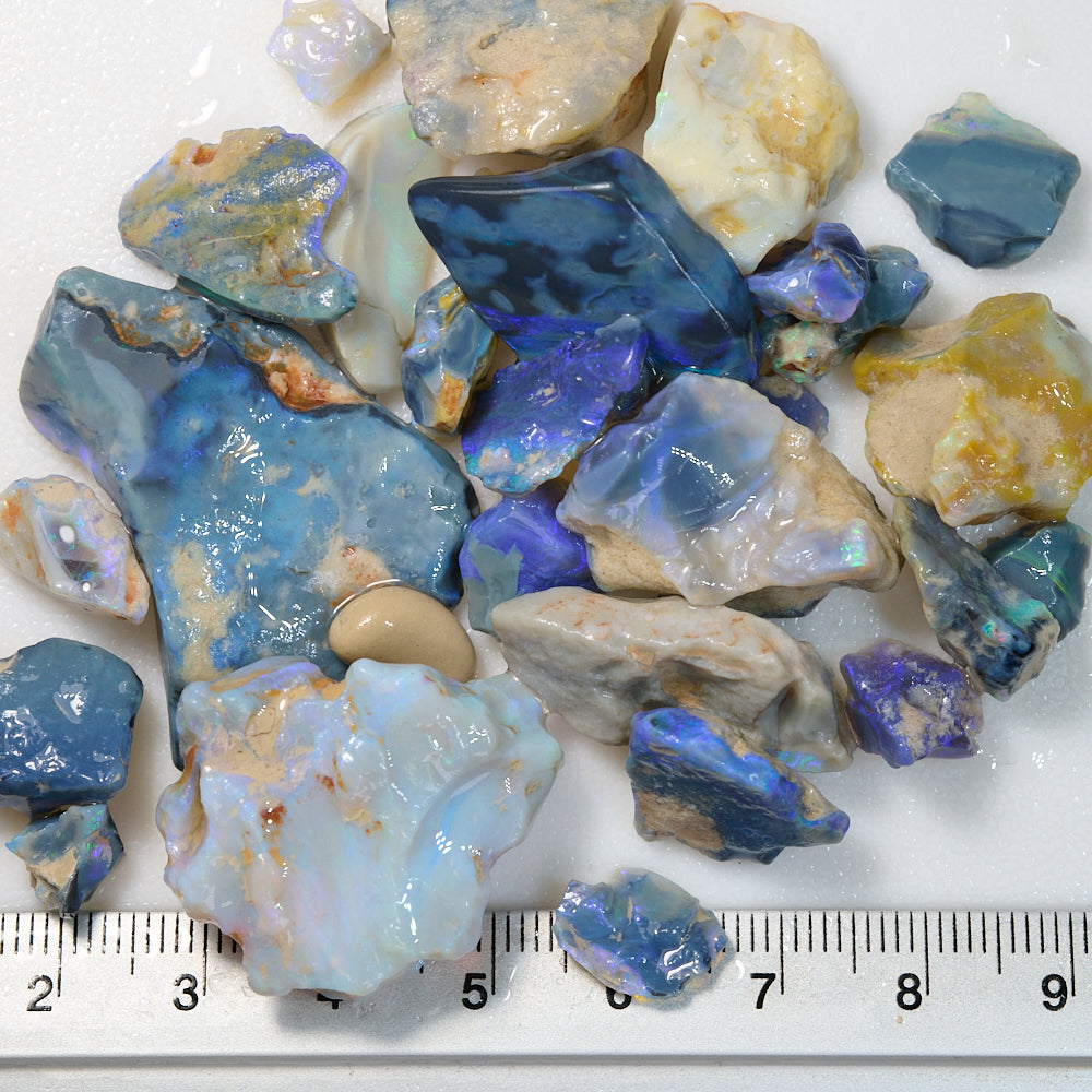 197 cts Rough Opal Parcel Lightning Ridge Potch and Colour