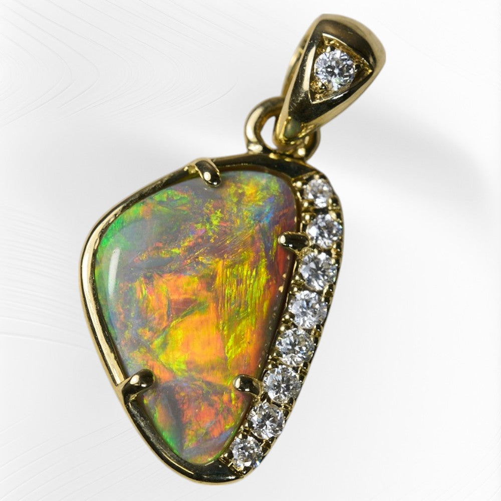 opal pendant