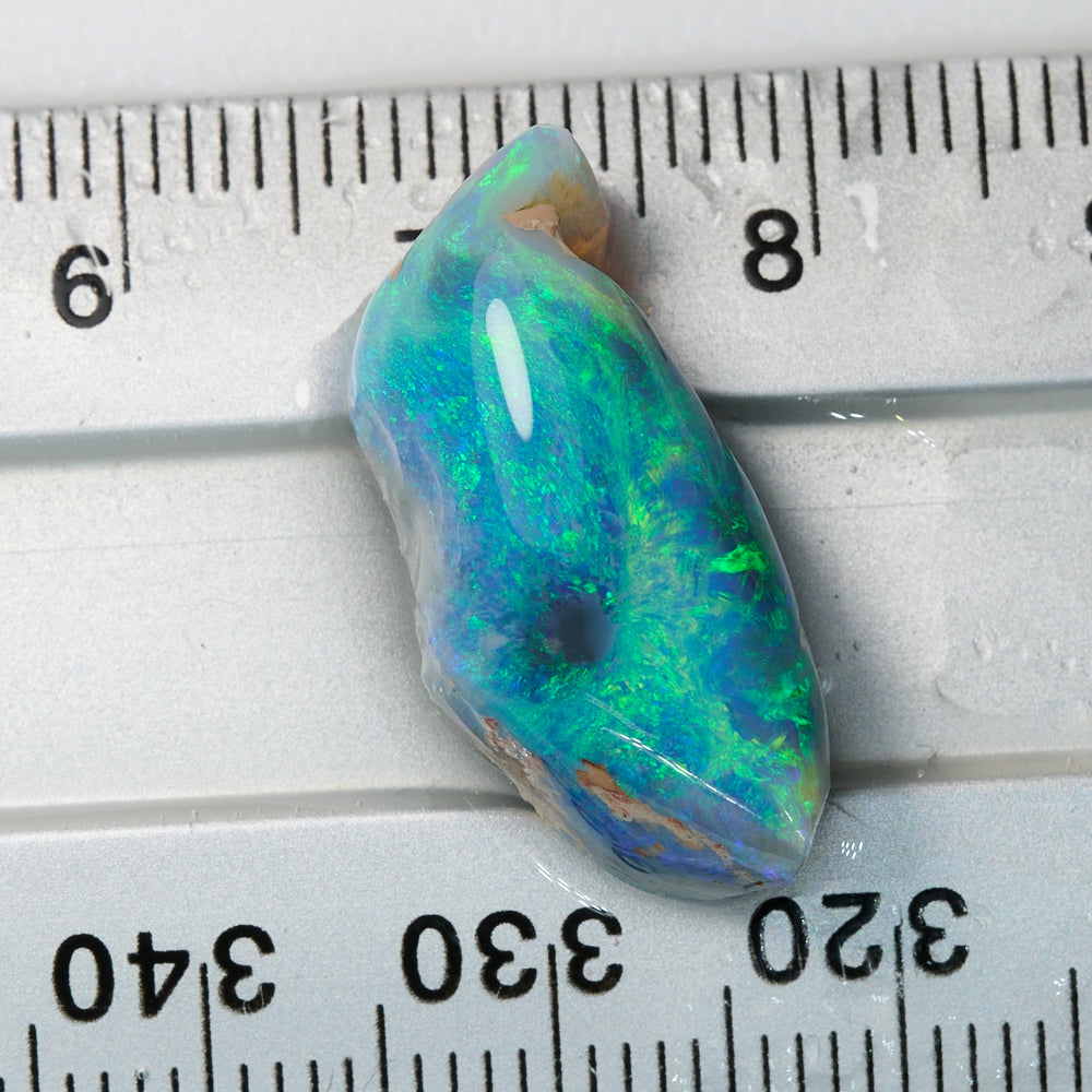 10.95 cts Rough Opal Lightning Ridge Rub