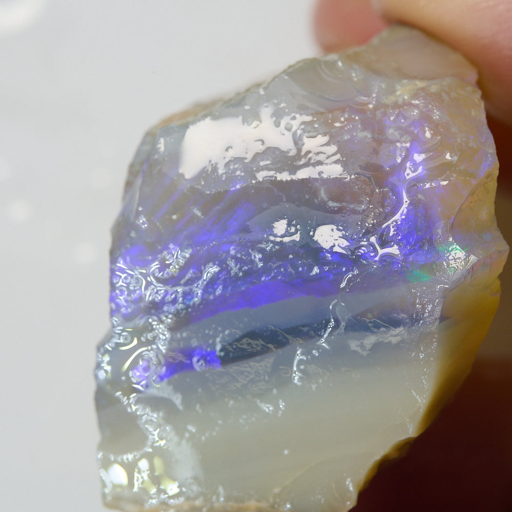 141 cts Australian Rough Opal Lightning Ridge -Purple