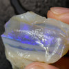 141 cts Australian Rough Opal Lightning Ridge -Purple