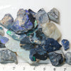 168 cts Rough Black Opal Parcel Lightning Ridge - Potch and Colour CMR