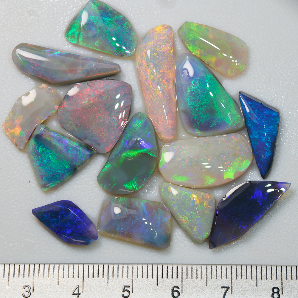 49.8 cts Rough Opal Parcel Lightning Ridge Rubs
