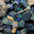 black rough opal