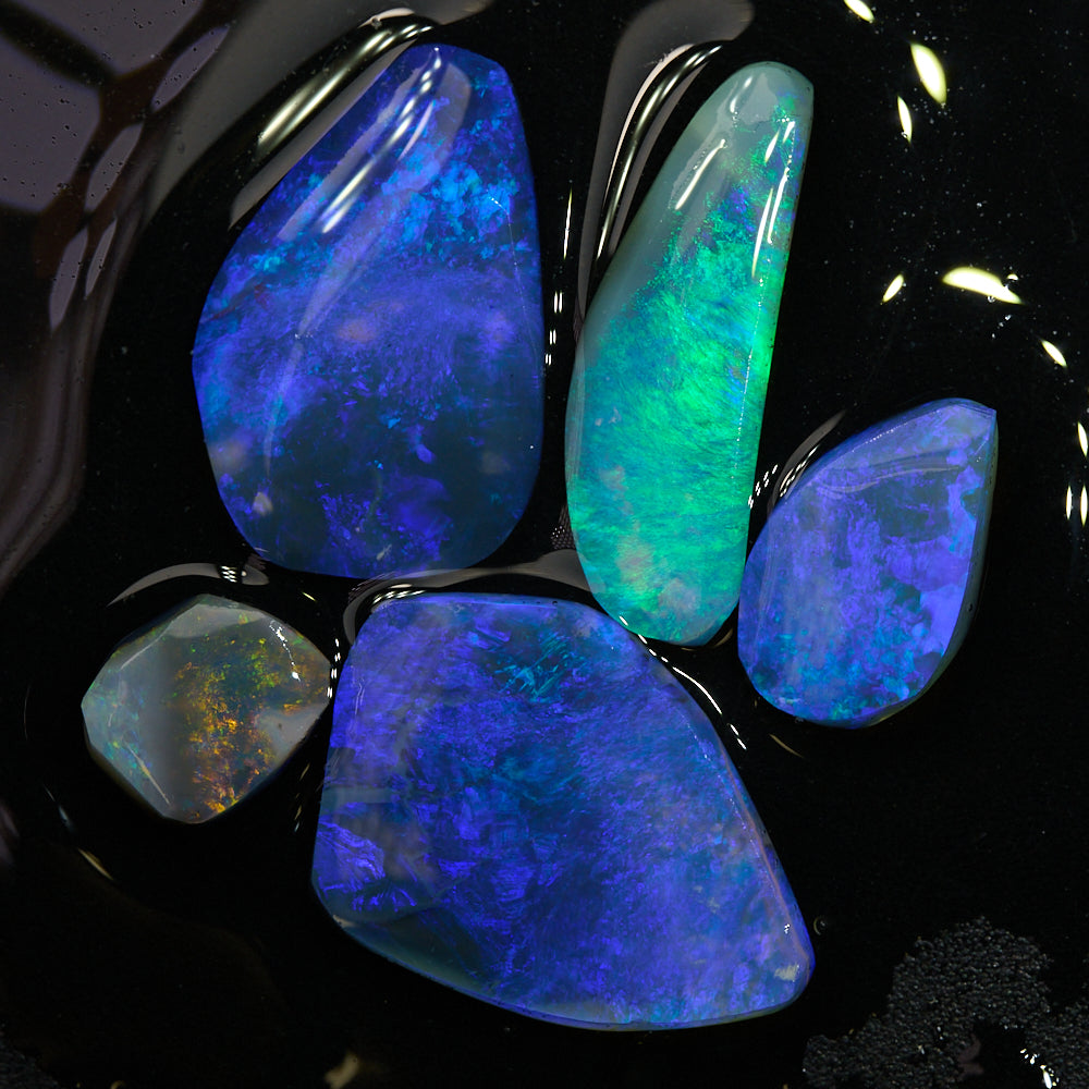 11.8 cts Rough Opal Rubs Parcel Lightning Ridge