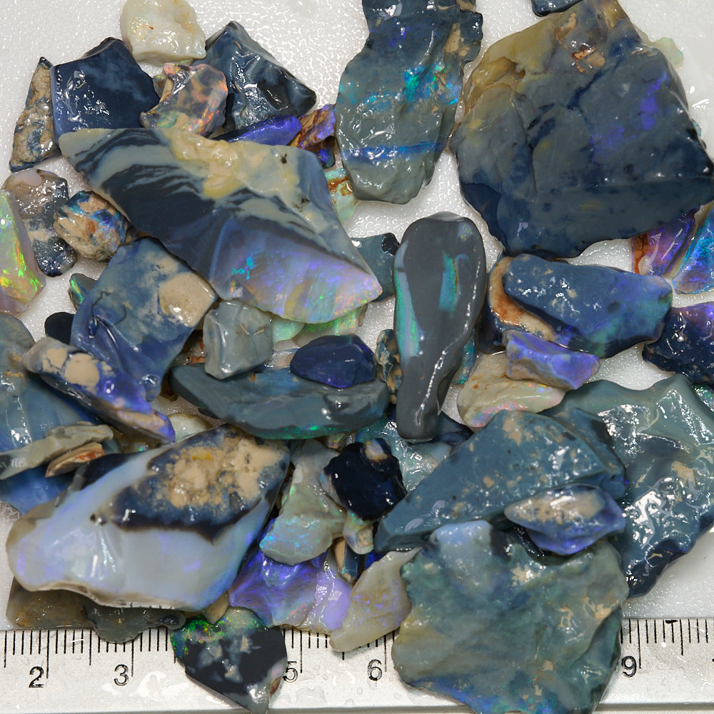 444 cts Rough Opal Parcel Lightning Ridge Potch and Colour - Rough