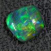 1.75 cts Black Opal from Lightning Ridge displaying vibrant green and orange colors with high dome shape.