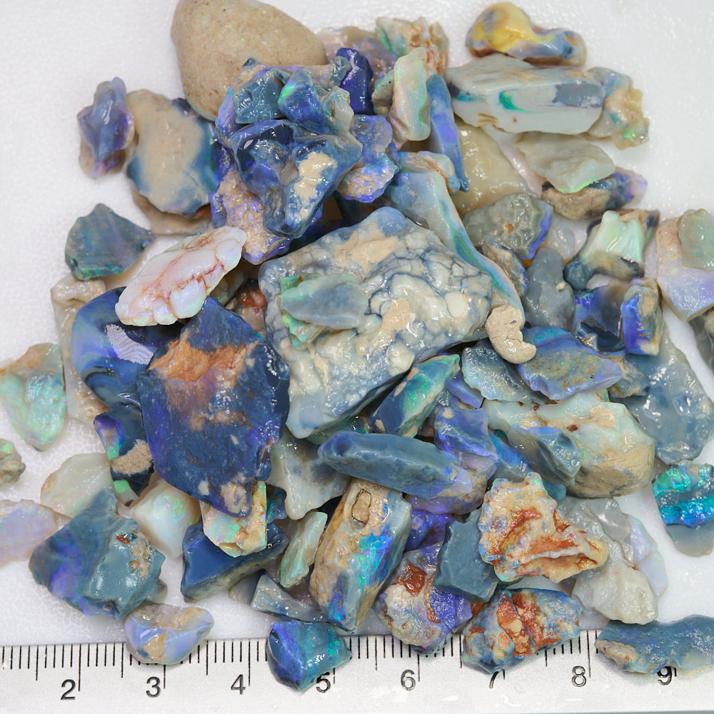 384 cts Rough Opal Parcel Lightning Ridge Potch and Colour