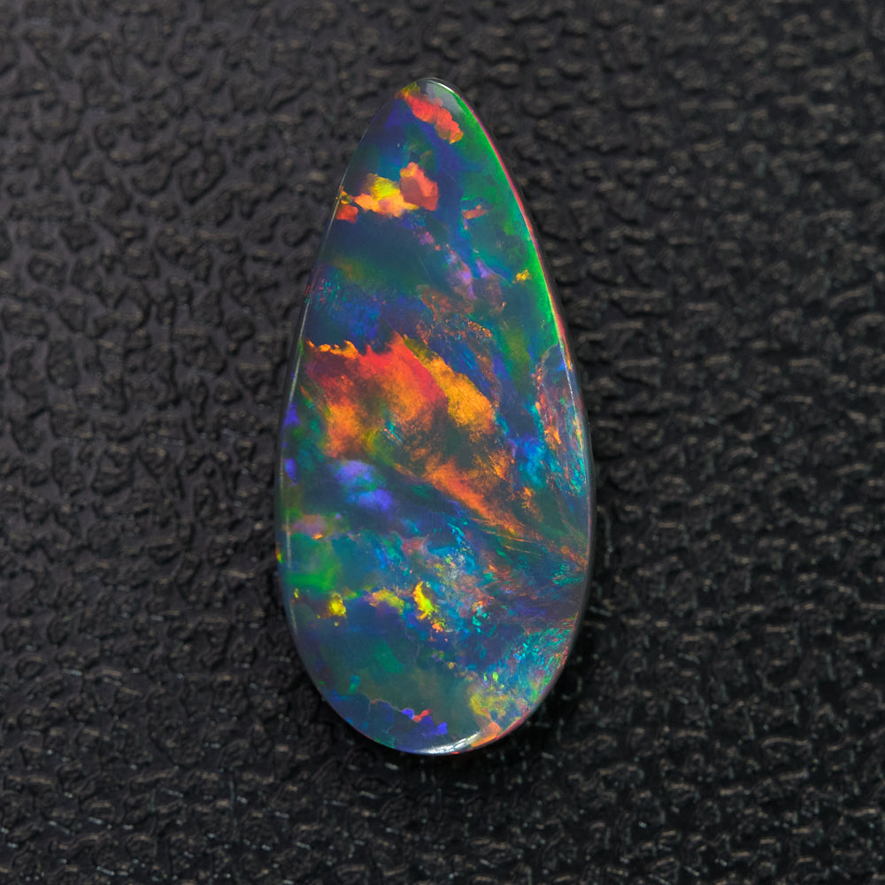 1.46 cts Black Opal cut, not set (Lightning Ridge)