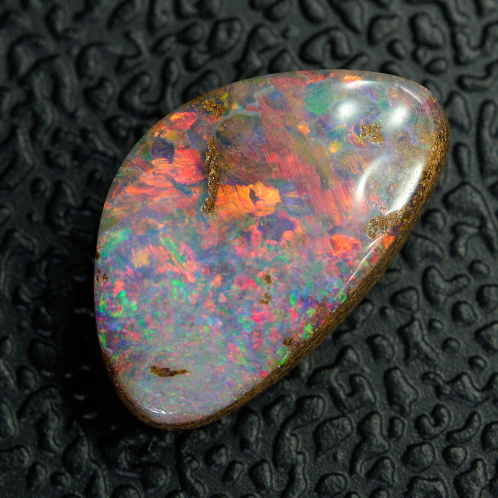 boulder opal cut stone