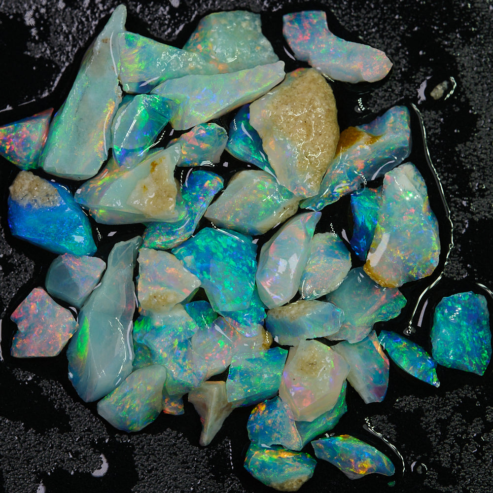 10 cts Rough Opal Parcel -South Australian /Inlay,mosaic -Chips