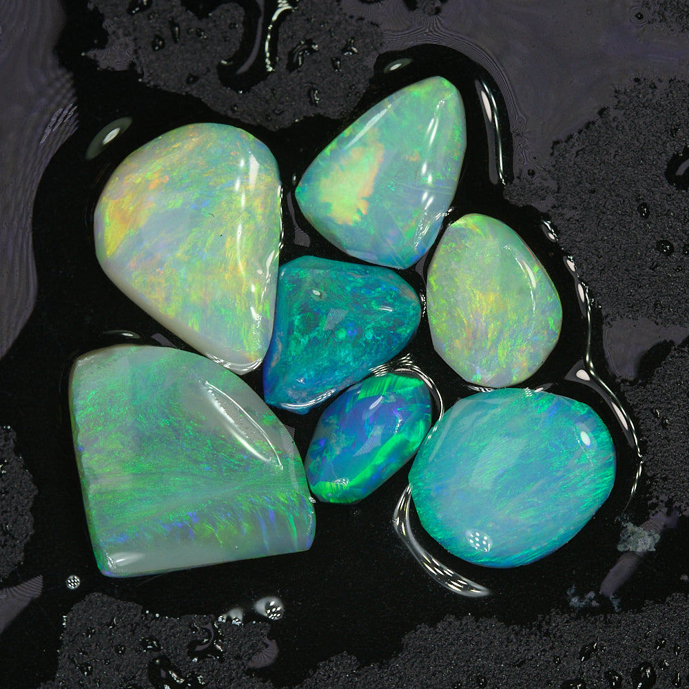  Rough Opal Parcel Lightning Ridge Rubs