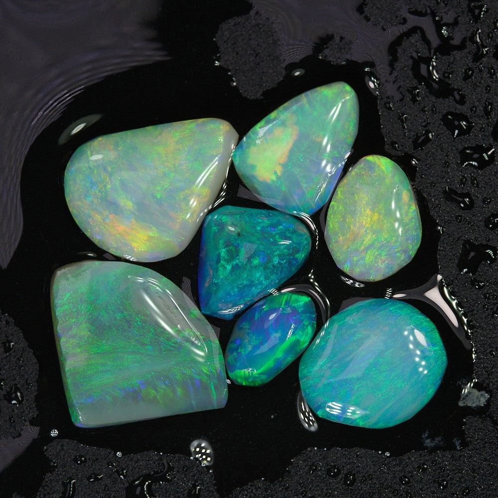  Rough Opal Parcel Lightning Ridge Rubs