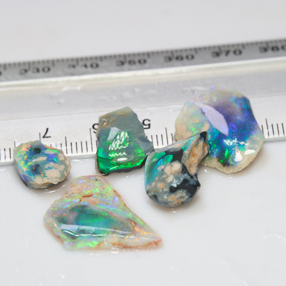 26.2 cts Lightning Ridge Rough Opal Parcel - Gem Nobby