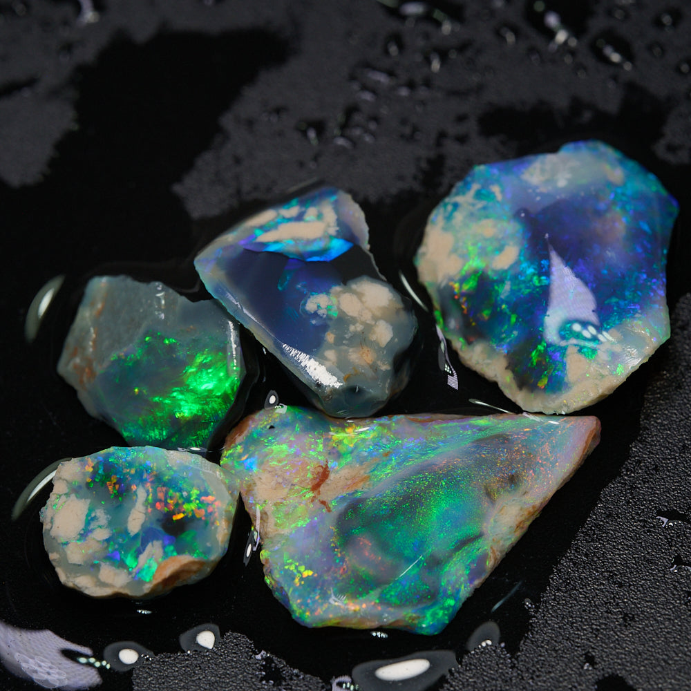 26.2 cts Lightning Ridge Rough Opal Parcel - Gem Nobby