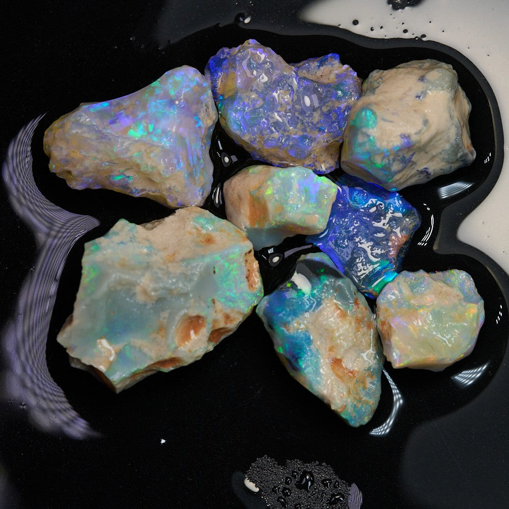60.1 cts Lightning Ridge Rough Opal Parcel - Nobby