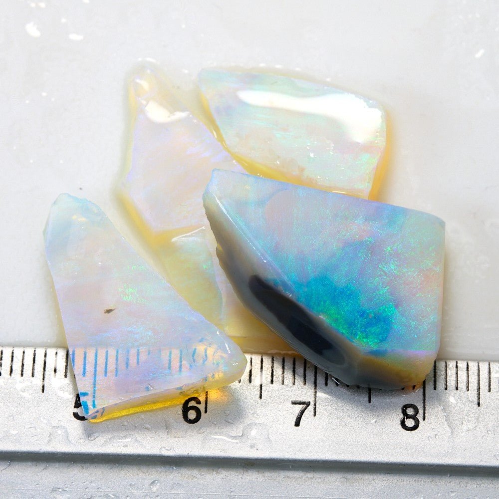 37.7 cts Rough Opal Parcel  Lightning Ridge for Solid, Doublets or Inlay