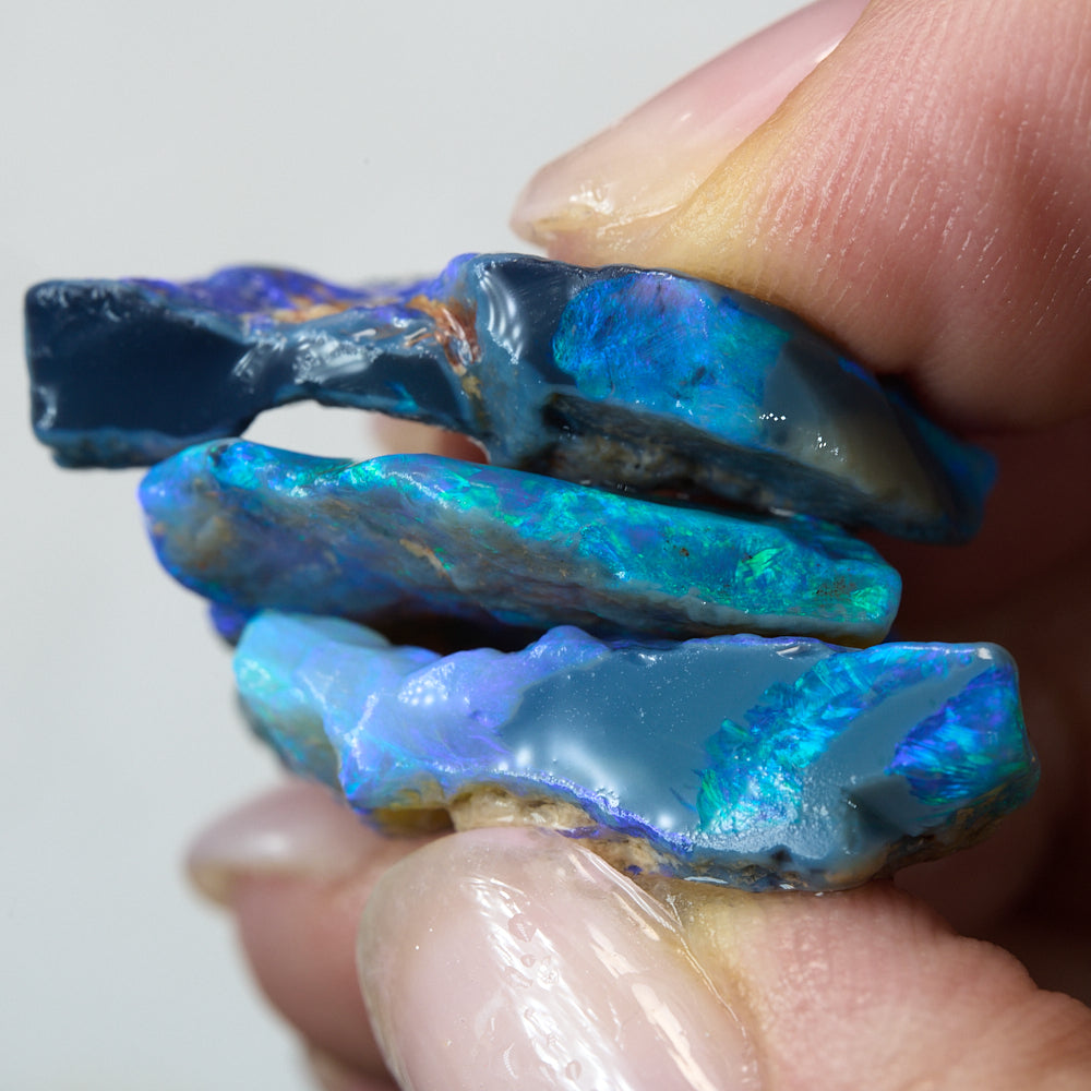 35.7 cts Rough Black Opal Parcel Lightning Ridge
