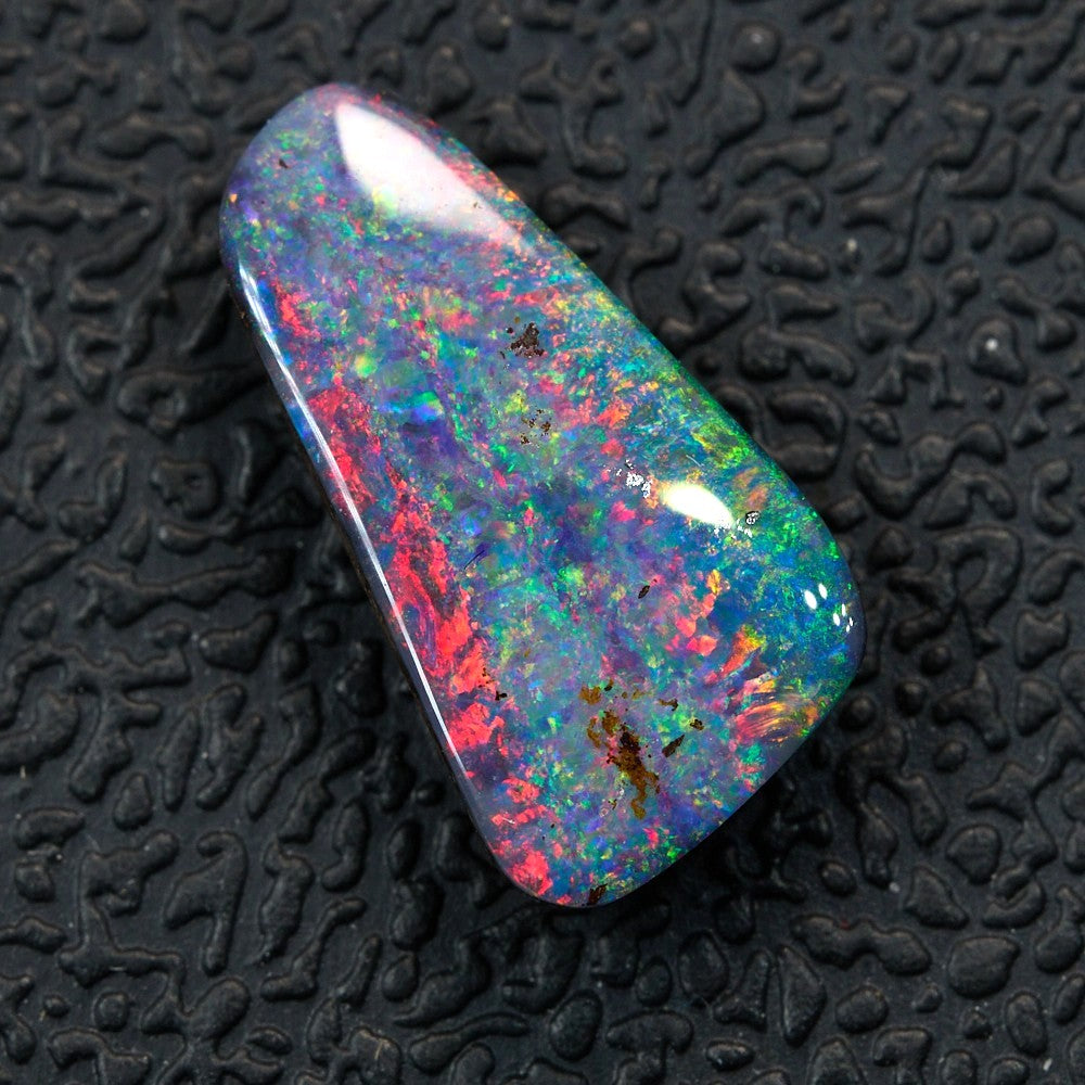boulder opal red