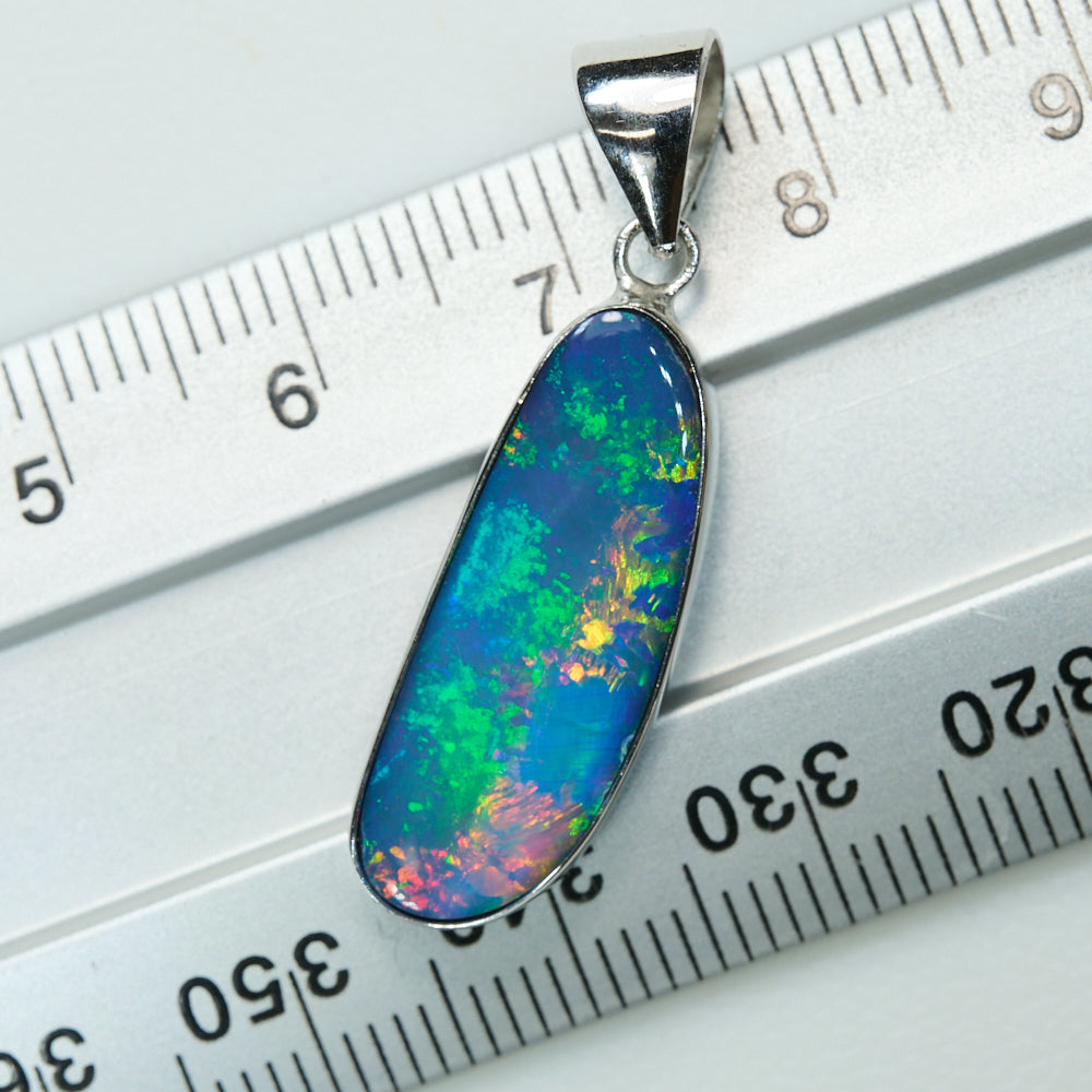 2.09 g Doublet Opal Pendant with Sterling Silver  : L 33.7 mm