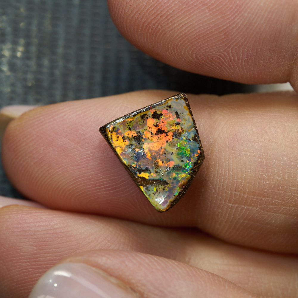 4.45 cts Boulder Opal Cut Stone