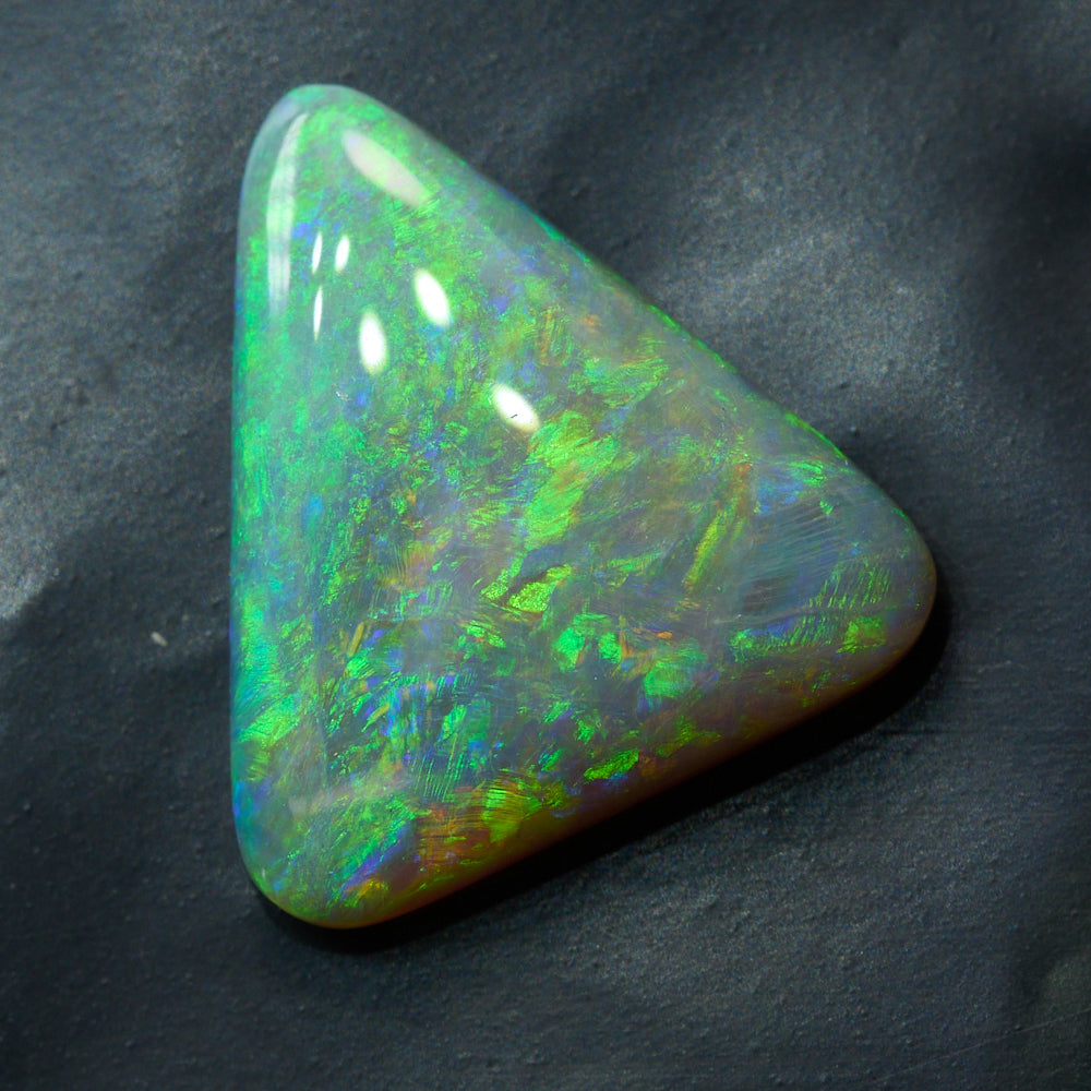 2.23 cts Dark Opal cut, not set (Lightning Ridge)