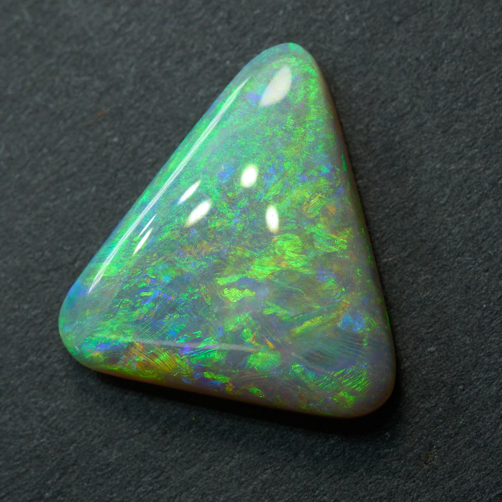 2.23 cts Dark Opal cut, not set (Lightning Ridge)