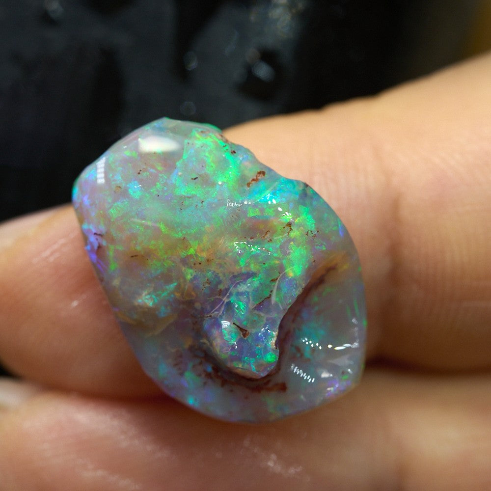 10.0 cts  Rough Opal Lightning Ridge for Carving -Nobby