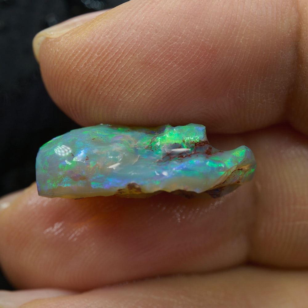 10.0 cts  Rough Opal Lightning Ridge for Carving -Nobby