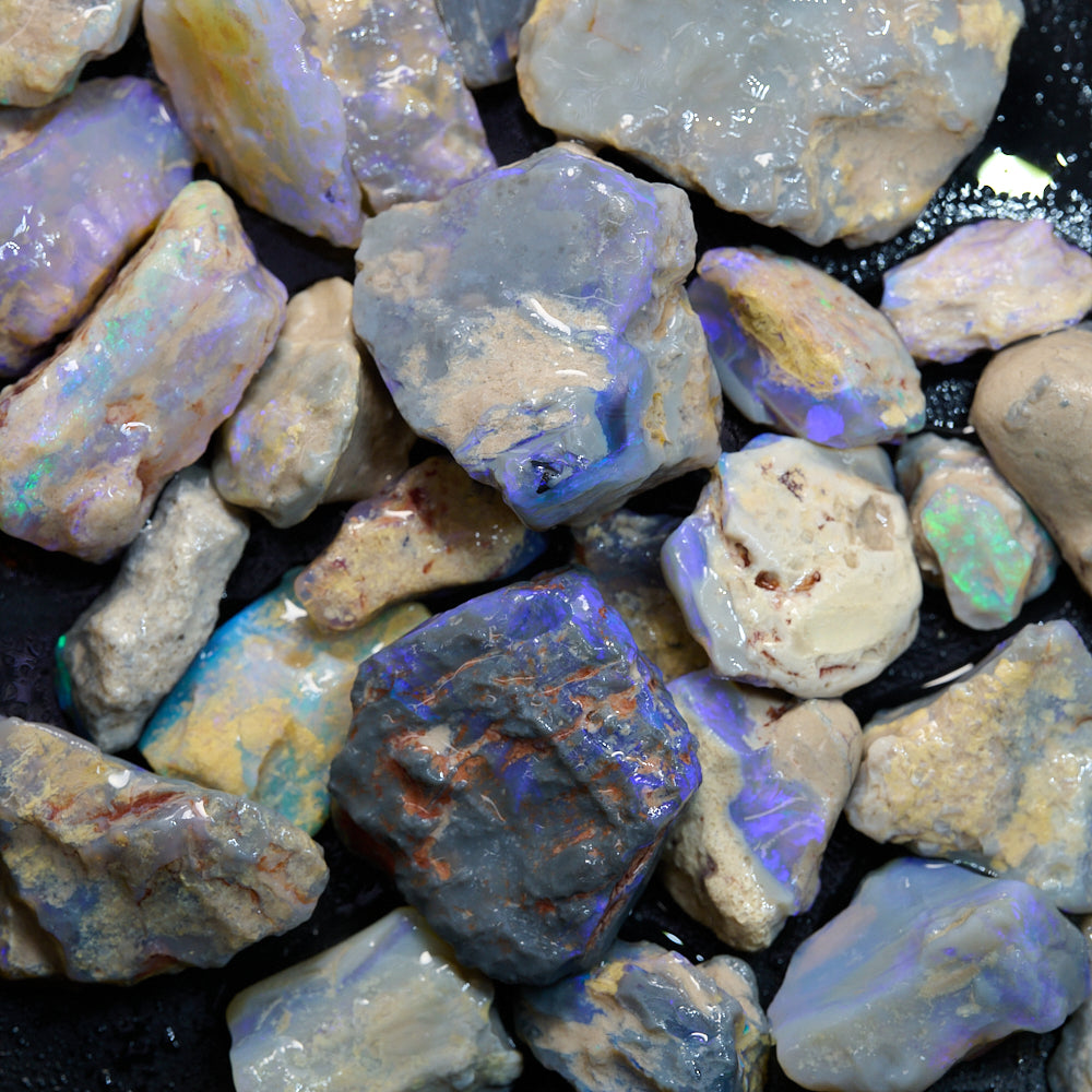 Rough Opal Parcel Lightning Ridge Potch and Colour
