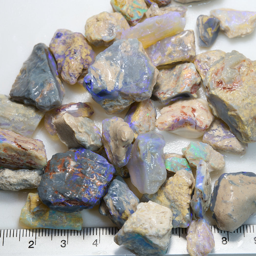 375 cts Rough Opal Parcel Lightning Ridge Potch and Colour