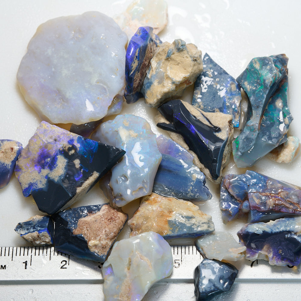 252.4 cts Rough Opal Parcel Lightning Ridge - Potch and Colour CMR