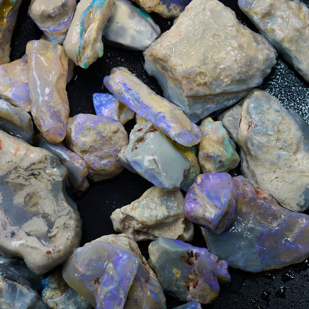 Rough Opal Parcel Lightning Ridge Potch and Colour