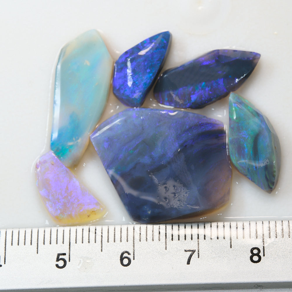 24.4 cts Rough Opal Parcel Lightning Ridge Rubs