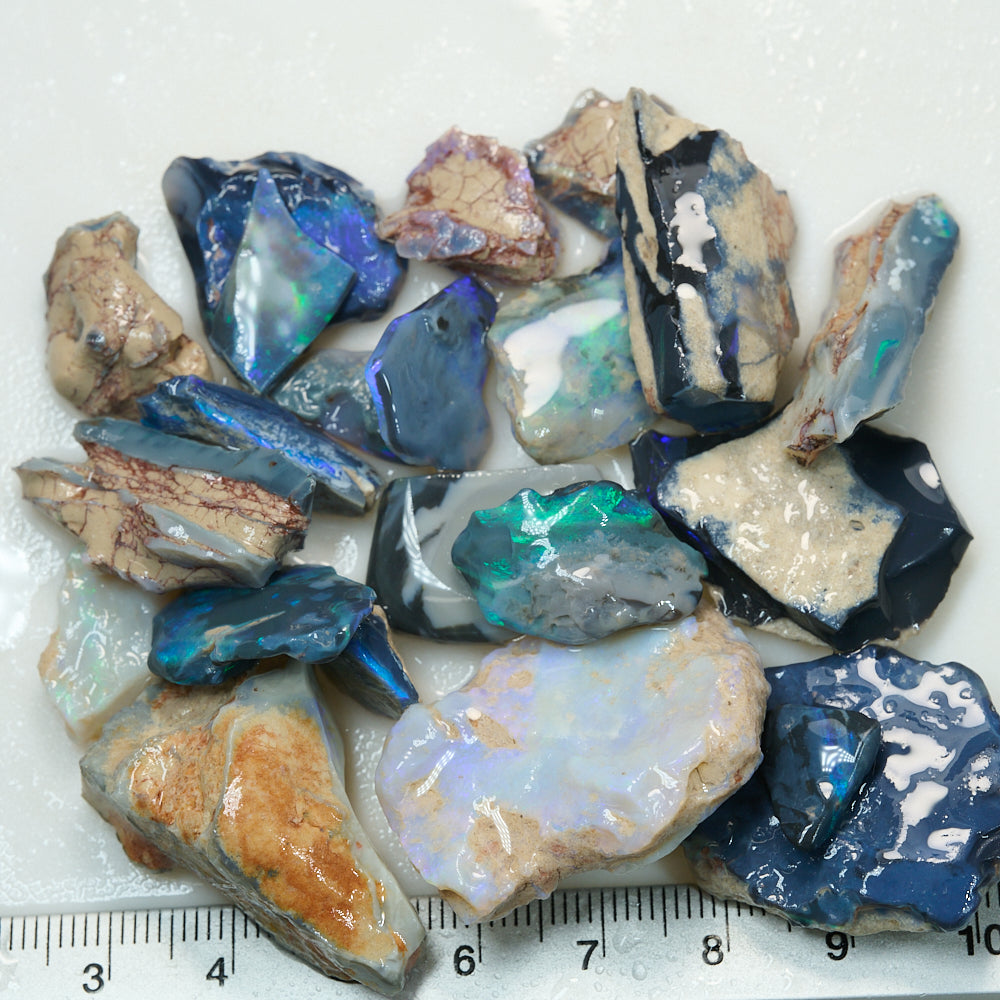 244.7 cts Rough Opal Parcel Lightning Ridge - Potch and Colour CMR
