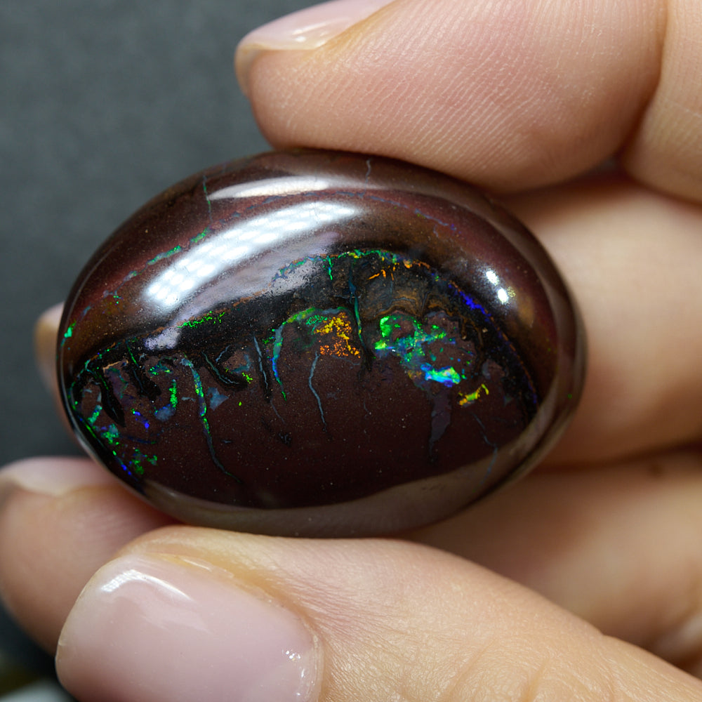 74.3 cts Boulder Opal Cut Stone