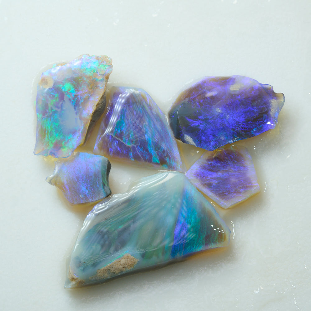 26.4 cts Rough Opal Parcel Lightning Ridge Rubs -offcuts