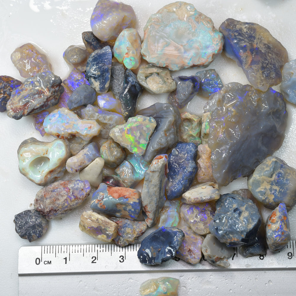 500 cts Rough Opal Parcel Lightning Ridge -Potch and Colour -Nobby