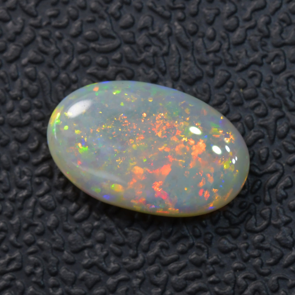 1.58 cts Light Solid Opal Stone Lightning Ridge