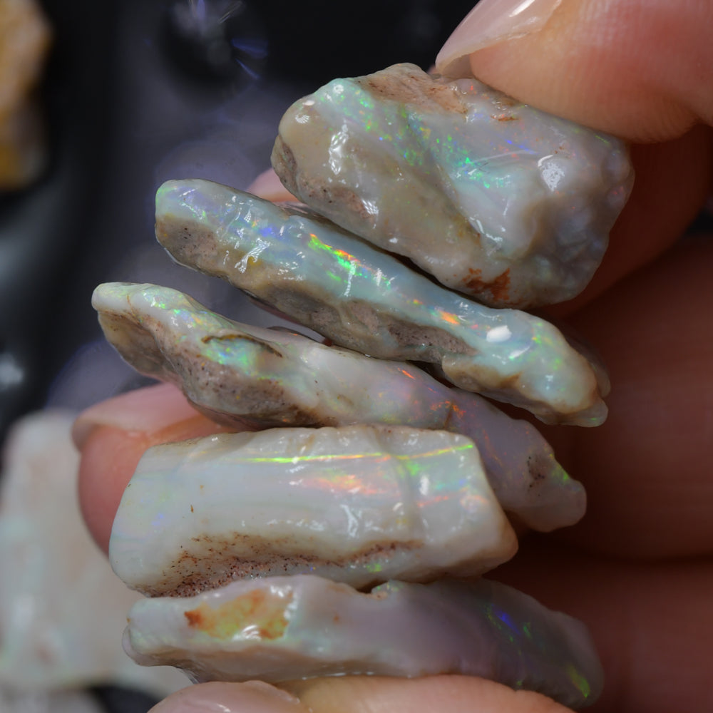 South Australian rough opal parcel featuring natural Australian opal rough, suitable for cutting, polishing, lapidary work, jewelry making, and collecting