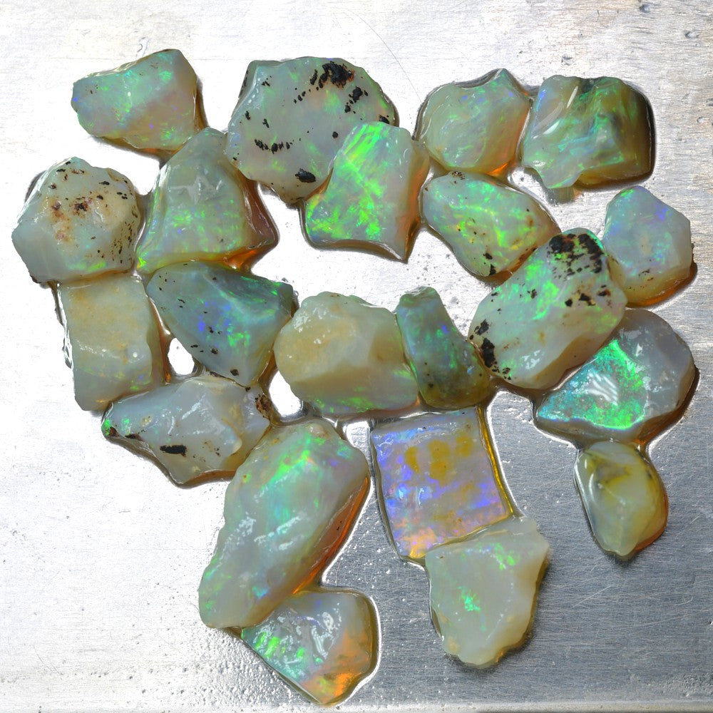 30.0 cts Rough Opal Parcel -South Australian /Inlay,mosaic,small stones -Chips