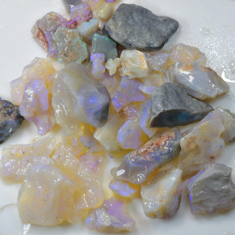 255 cts Rough Opal Parcel Lightning Ridge Potch and Colour