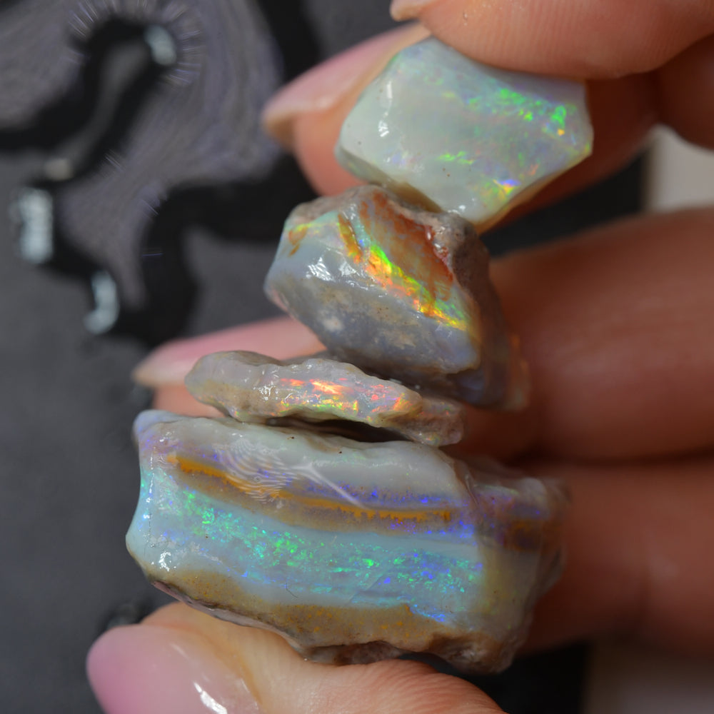 Natural Australian rough opal parcel from South Australia featuring genuine opal rough, ideal for cutting, polishing, lapidary work, jewelry making, and gemstone collecting