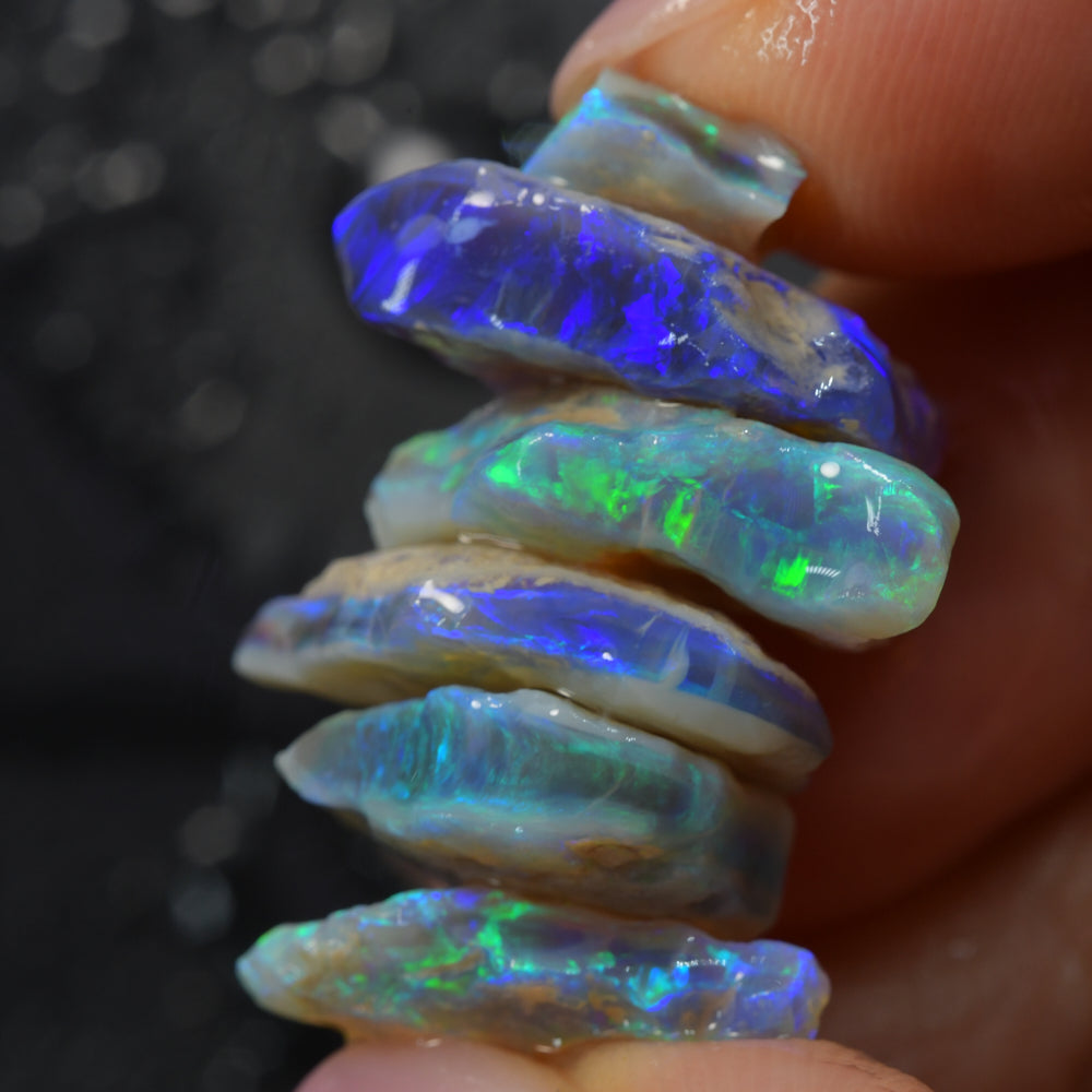 "Natural Australian rough opal parcel from Lightning Ridge featuring genuine opal rough, ideal for cutting, polishing, lapidary work, jewelry making, and gemstone collecting