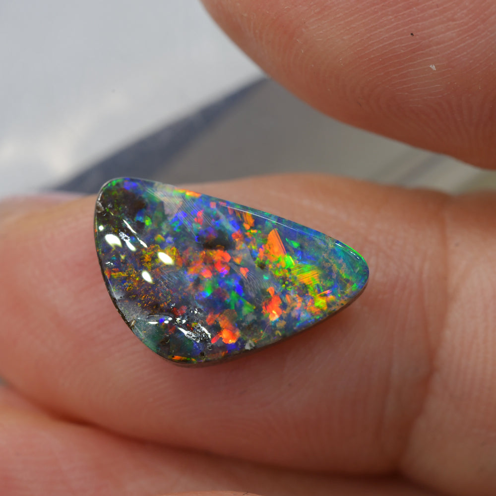 3.39 cts Boulder Opal Cut Stone