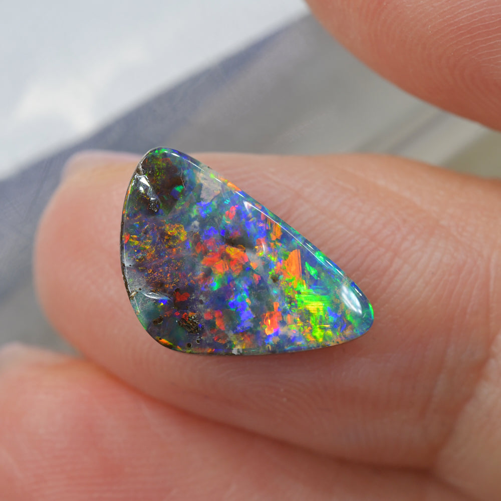 3.39 cts Boulder Opal Cut Stone